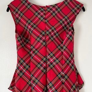 Patterned red dress great for holiday events!!!